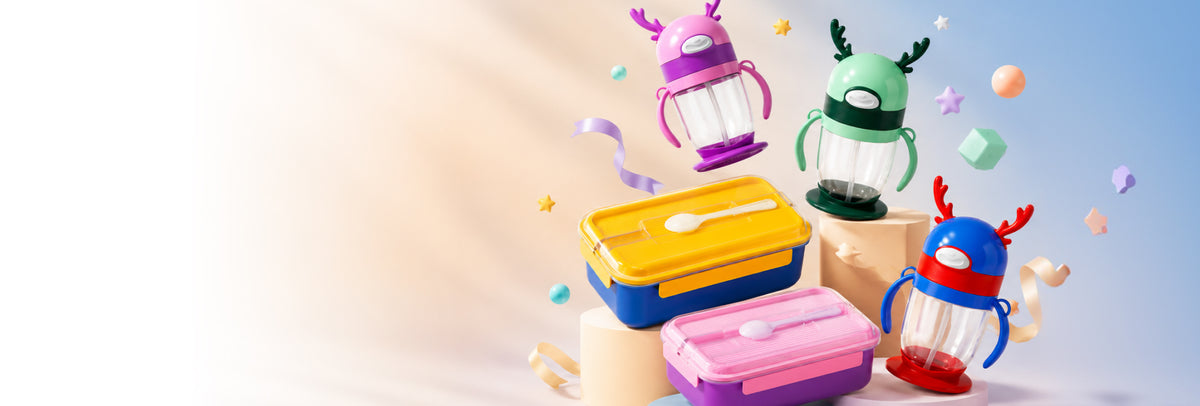 Bento Kids lunch boxes and water bottles for kids