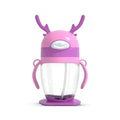 Purple and pink kids tumbler bottle