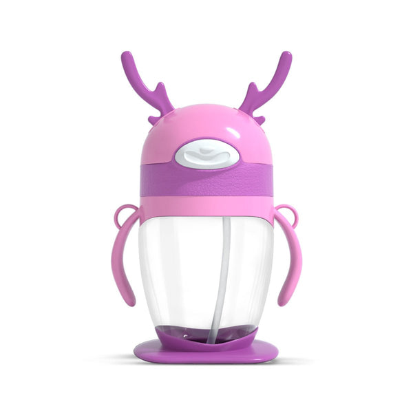 Purple and pink kids tumbler bottle