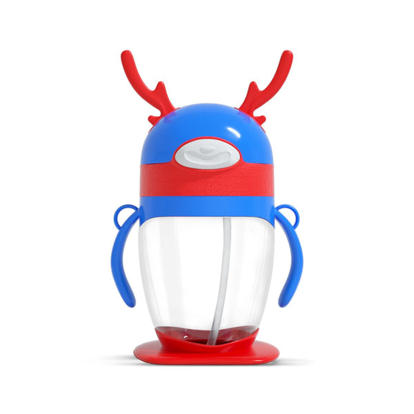Blue and red kids tumbler bottle